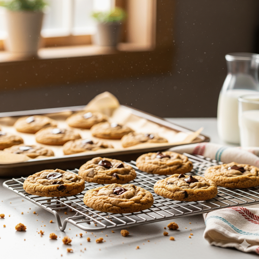 Best homemade chocolate chip cookie recipe with gooey chocolate chips