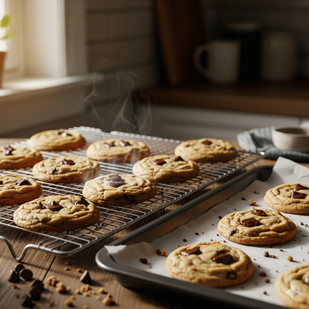Best homemade chocolate chip cookie recipe with gooey chocolate chips