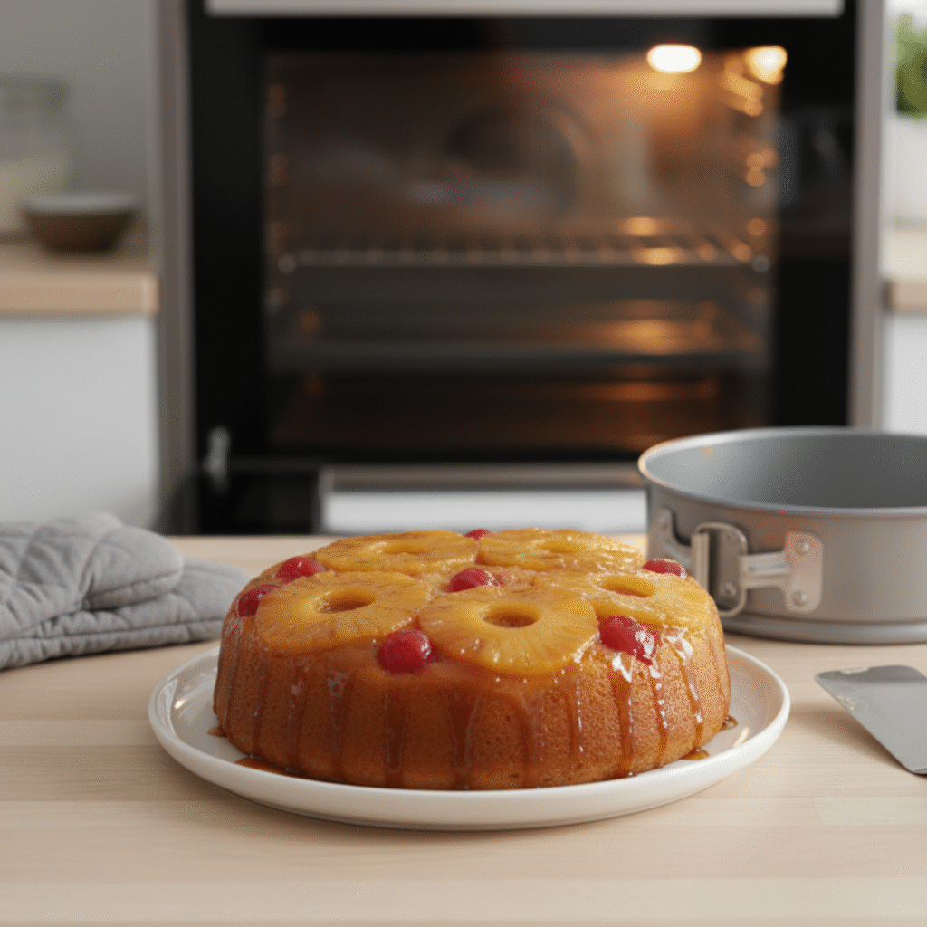 How to make Pineapple Upside Down Cake step by step - pineapple upside down cake recipe