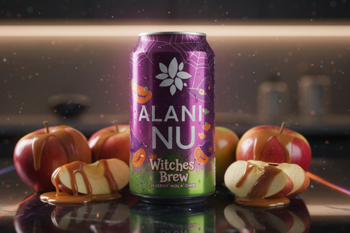 Alani Energy Drink with bold colors and sleek design