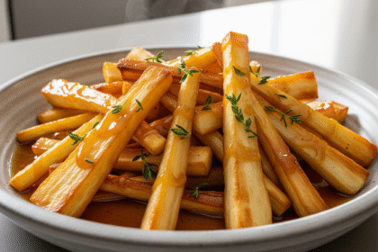 Easy Honey Roast Parsnips