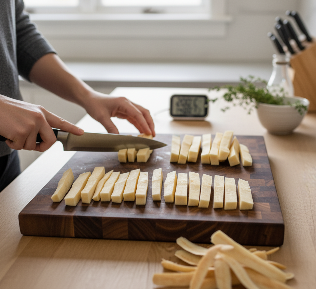 Easy honey roast parsnips with caramelized edges and fluffy centers.