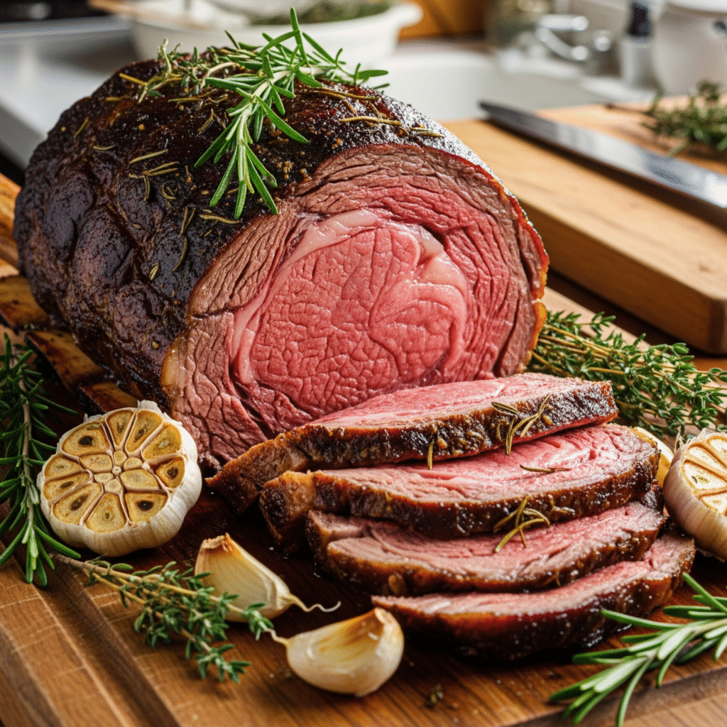 Homemade Bone In Prime Rib with herbs – Prime Rib style