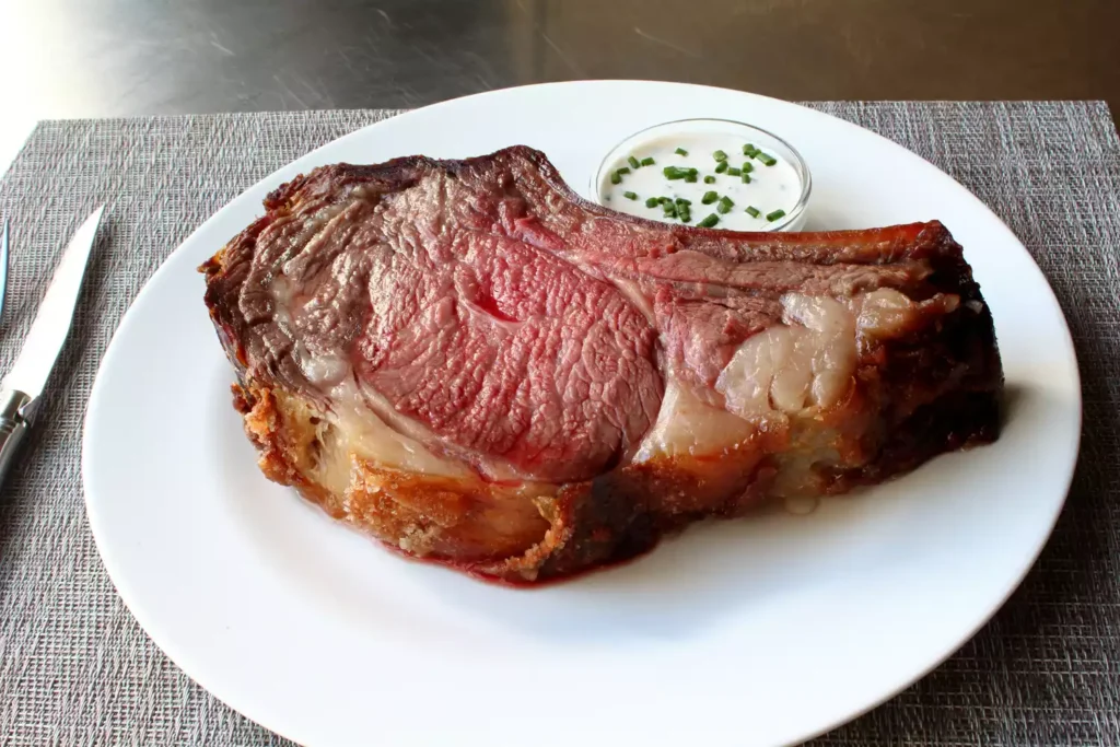 Homemade Dry Aged Prime Rib with golden crust – Prime Rib style