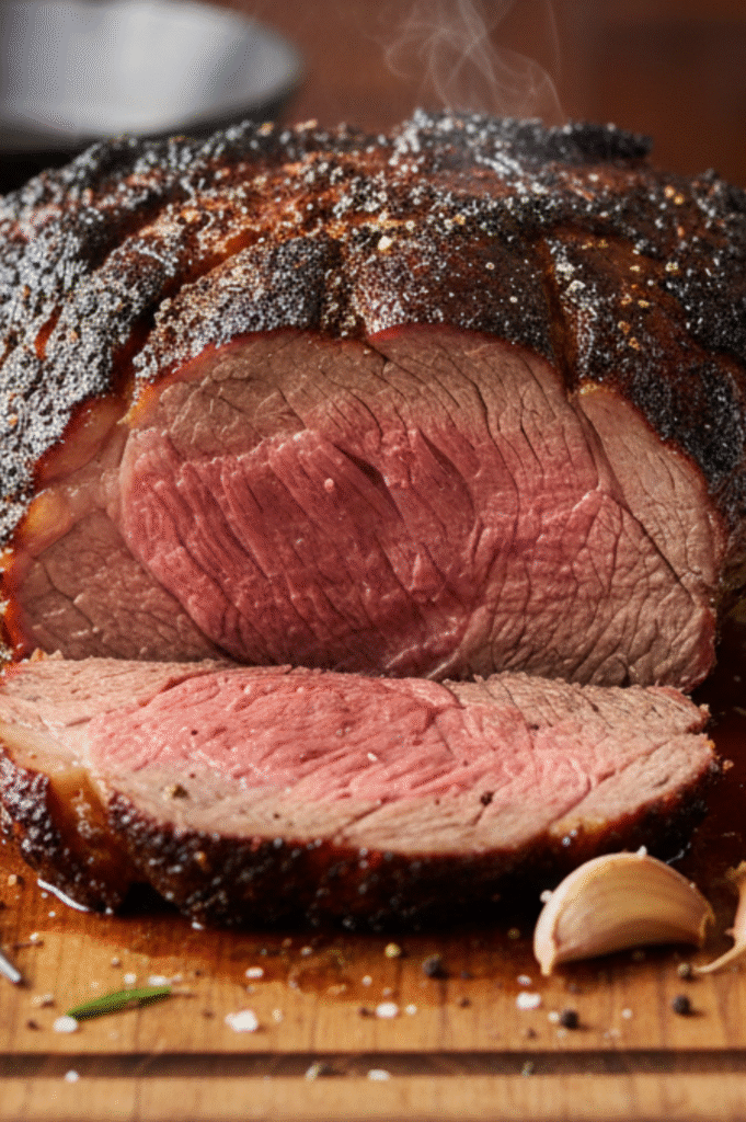 Homemade Dry Aged Rib Roast with golden crust – Prime Rib style