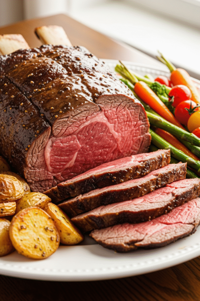 Homemade Prime Standing Rib Roast with herbs – Prime Rib style
