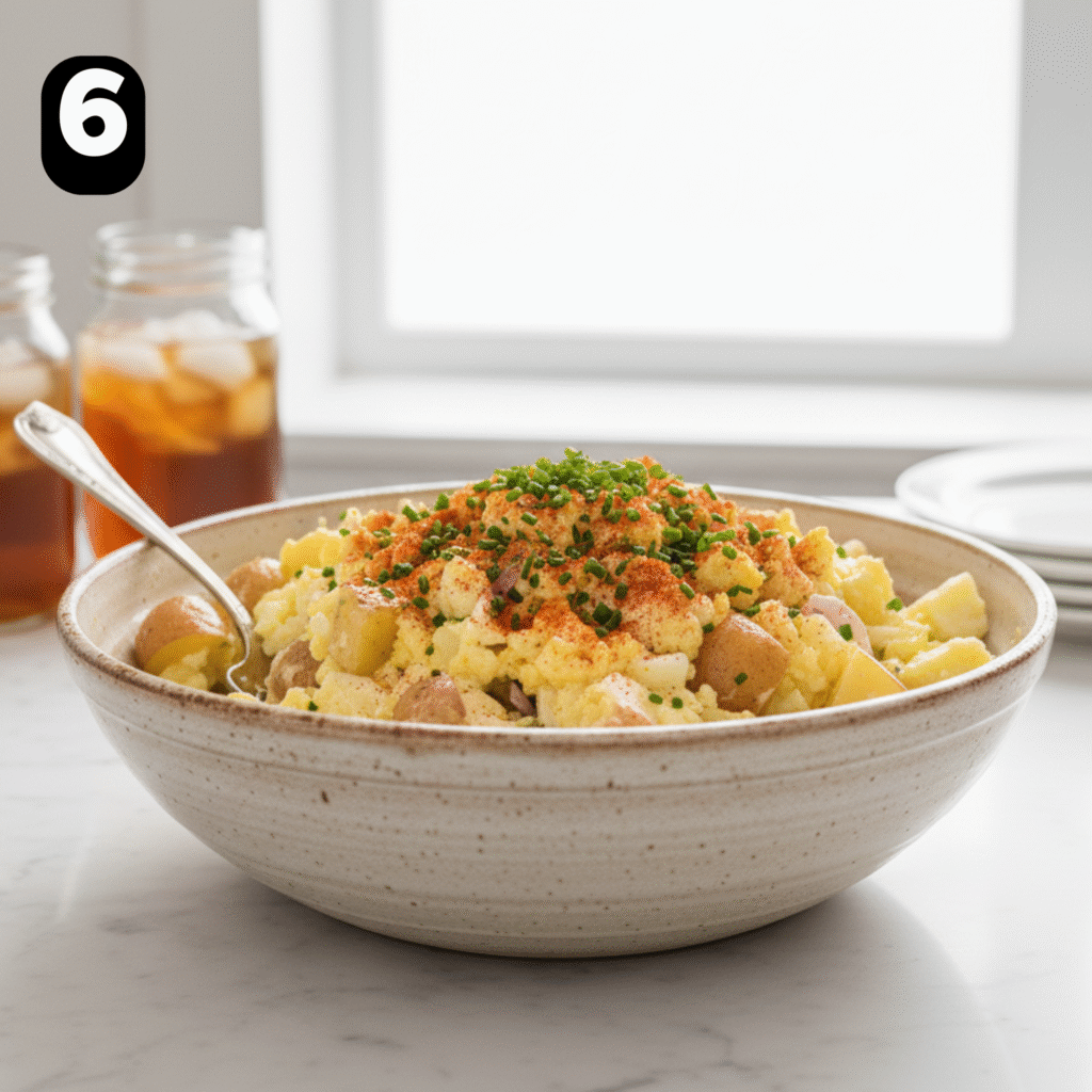 How to make homemade potato salad step by step 6