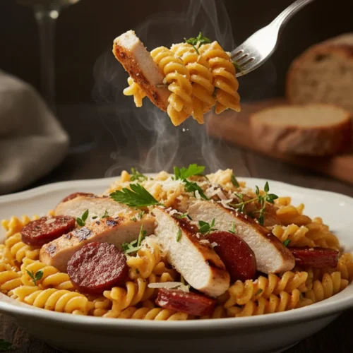 Quick Chicken Alfredo Pasta – Family-Friendly Dinner