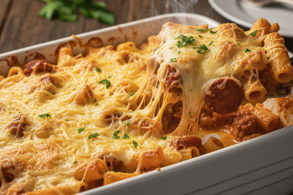 Simple Chicken and Chorizo Pasta Dish