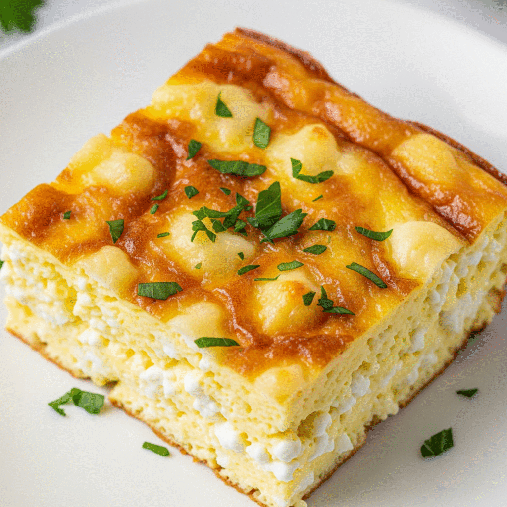 cottage cheese and egg bake