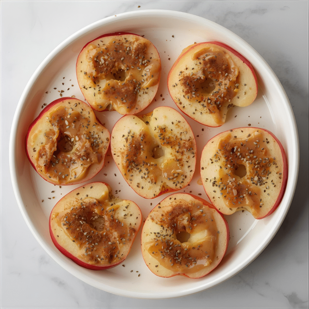 Almond Butter Apple Slices – “Easy breakfast idea: Almond butter apple slices, a protein breakfast and healthy breakfast food idea.”