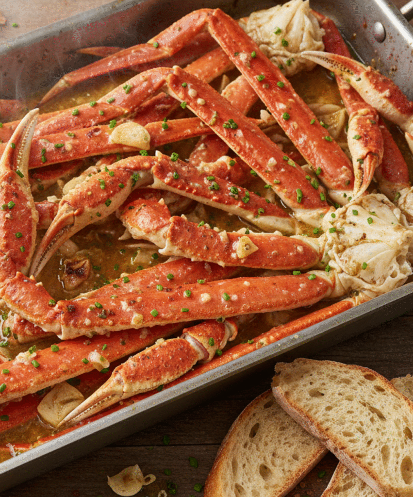 Garlic Butter Snow Crab Legs
