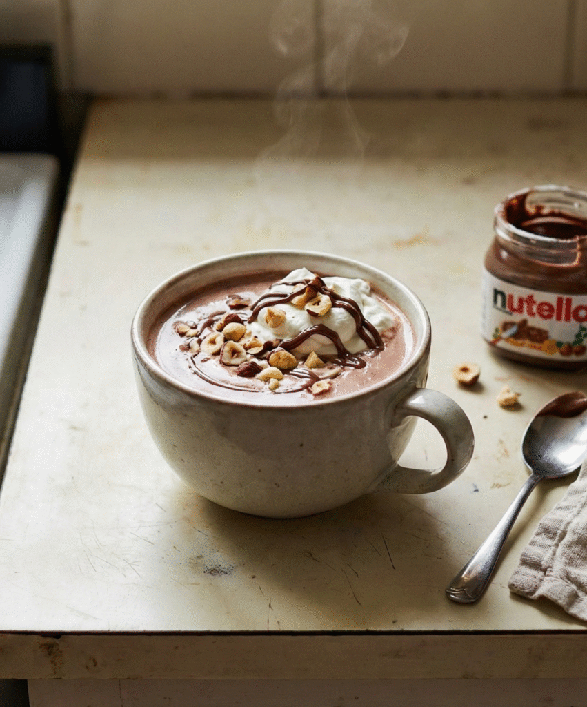 Nutella Hazelnut Hot Chocolate