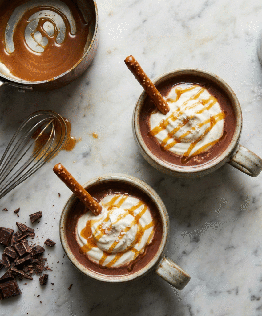 Salted Caramel Hot Chocolate