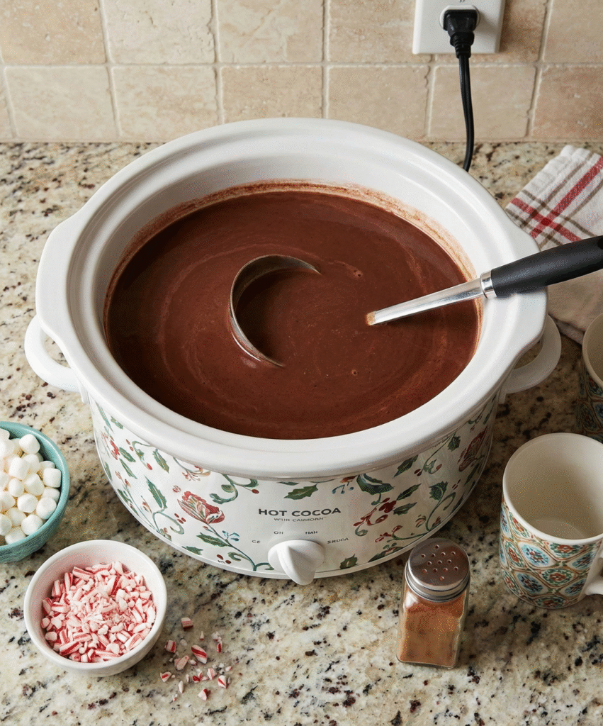 Slow Cooker “Hot Cocoa Bar” Batch