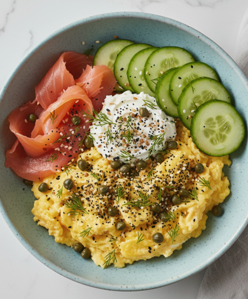 Smoked Salmon & Bagel-Inspired Bowl