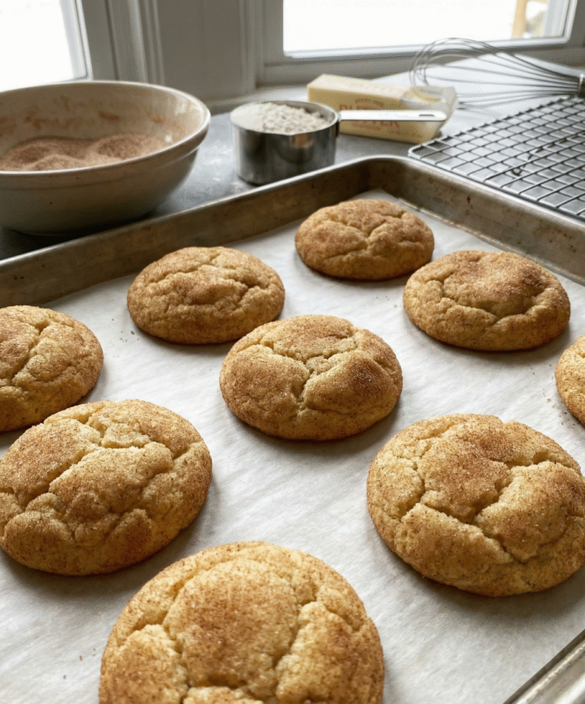 Soft & Pillowy Snickerdoodles