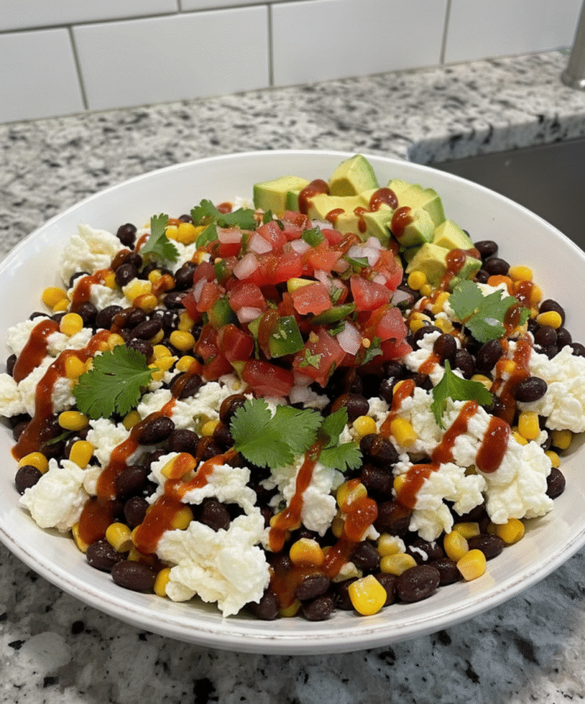 Tex-Mex Black Bean & Egg White Bowl