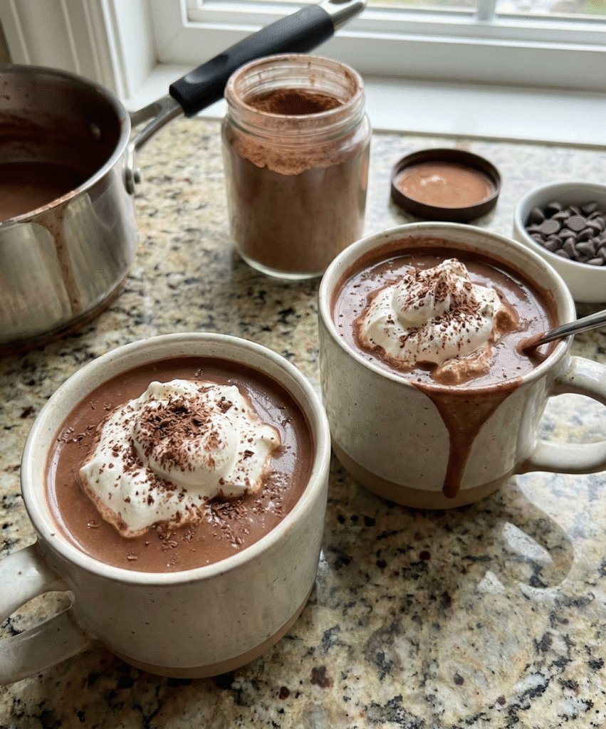 The Ultimate Creamy Homemade Hot Chocolate